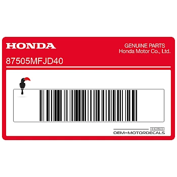 Tire information label