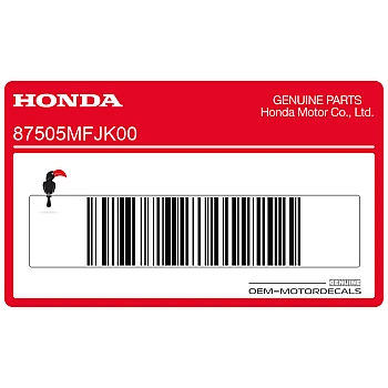 Autocollant d'informations de pneu et de chaîne de transmission pour bras oscillant CBR600RR