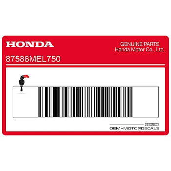 Autocollant de sécurité pour réservoir de carburant