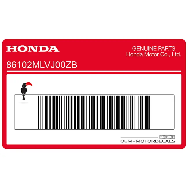 Honda CB1000F Tank HONDA Embleem OEM 86102MLVJ00ZB