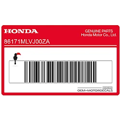 Kraftstofftank Aufkleber, rechte Seite