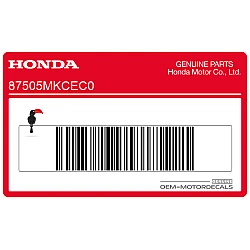 Swingarm tire label