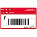 Naklejka ostrzegawcza poduszki powietrznej B