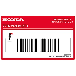 Airbag warning label B