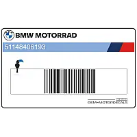 BMW Dekor-Aufkleber Seitenkofferdeckel links, unten 51148406193
