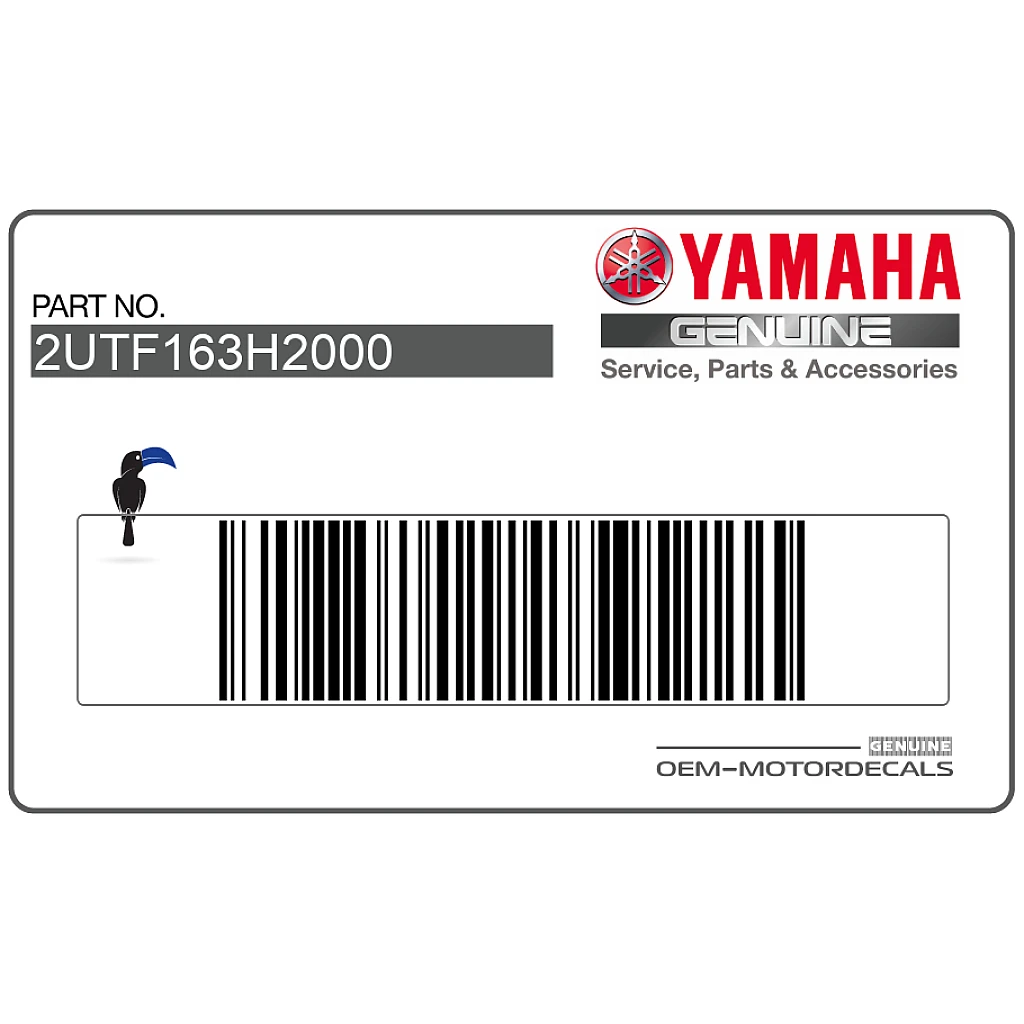 Yamaha TDR125 Emblemat na owiewkę TDR125 OEM 2UTF163H2000