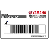 YAMAHA TDR Rechte Verkleidung Emblem, rechte Seite 3SH-F286L-10-00