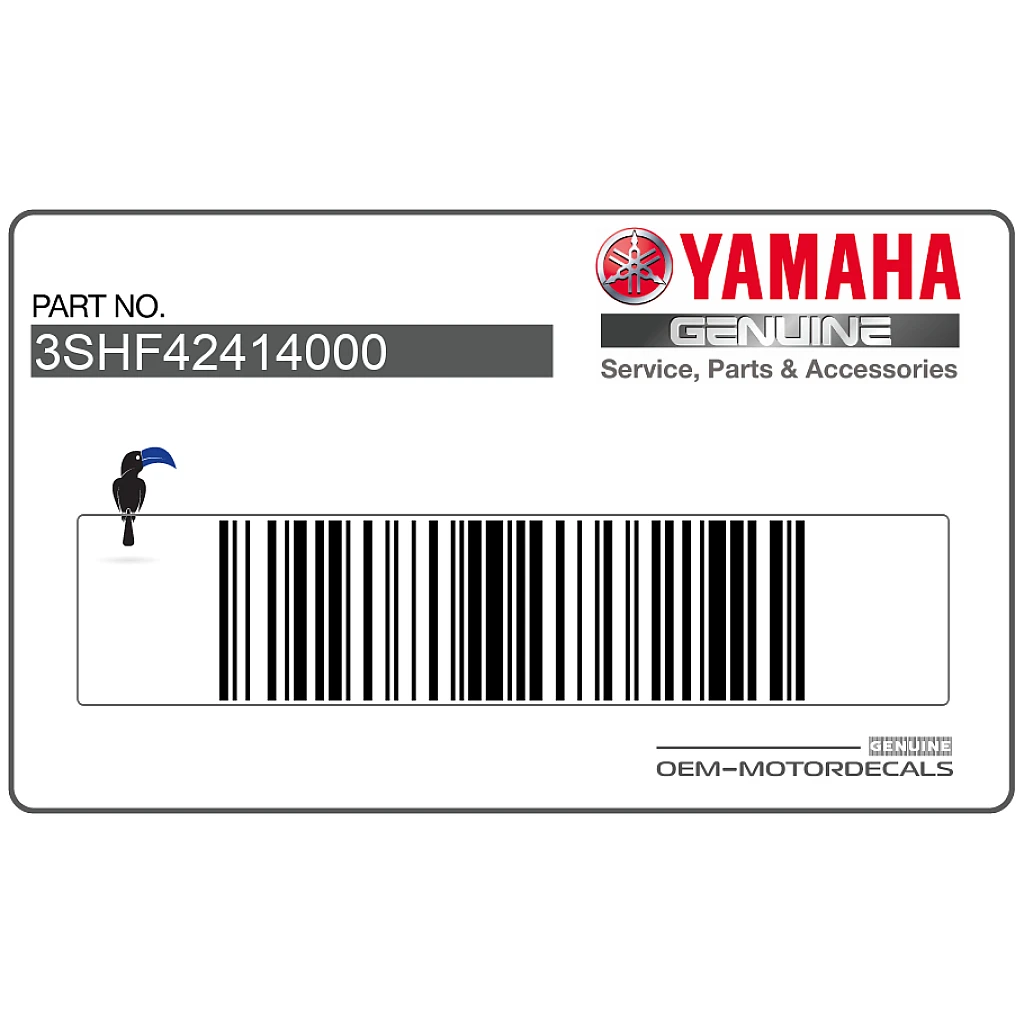 Yamaha TDR125 Side Fairing Ultimate Dual Graphic Left Side OEM 3SHF42414000