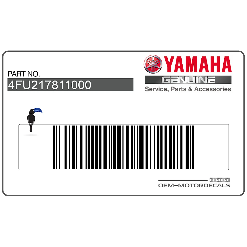 Yamaha TDR125 Fuel Tank TDR 125 Emblem OEM 4FU217811000