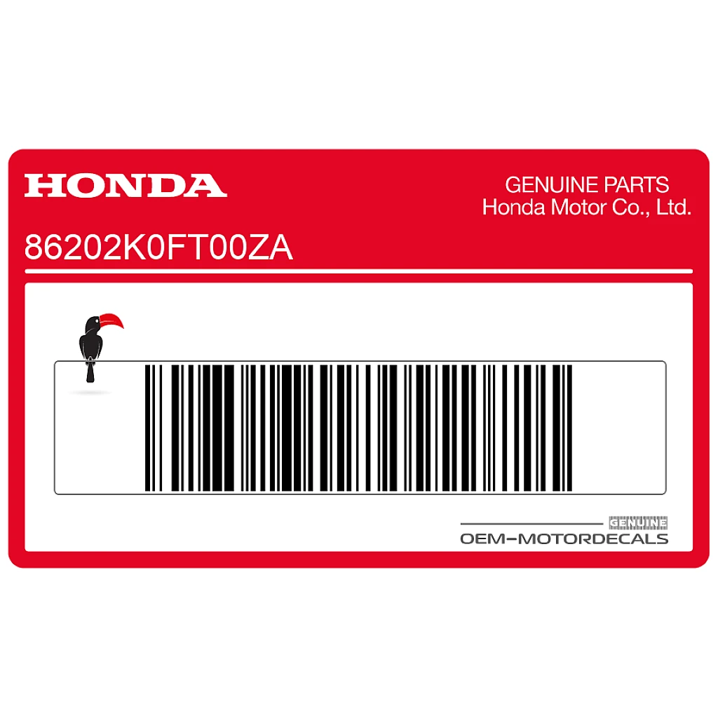 Honda Monkey Linke Seitenverkleidung Monkey Emblem Links OEM 86202K0FT00ZA