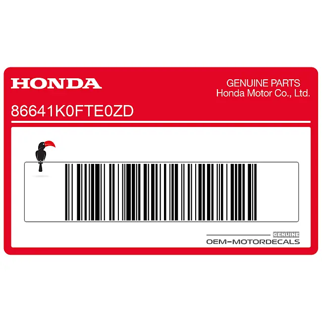 Pegatina Honda Monkey Carenado Lateral 