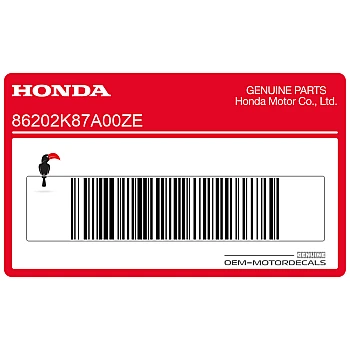 Kraftstofftank Honda Wing Emblem, linke Seite