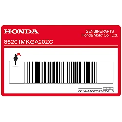 Emblema ad ala Honda per serbatoio, lato destro
