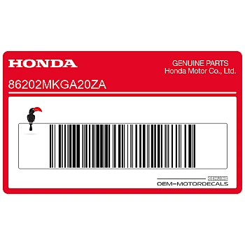 Honda Wing embleem voor tank, linkerkant