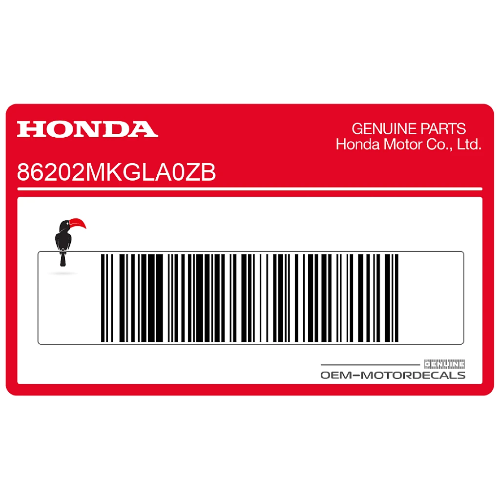 Honda CMX500 Rebel Emblema Honda Wing Ala Sinistra Lato Sinistro OEM 86202MKGLA0ZB