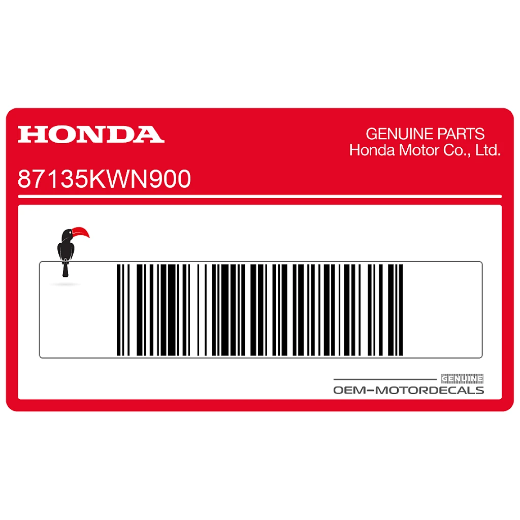 Honda PCX125 Emblema Carenatura Destra PCX Lato Destro OEM 87135KWN900
