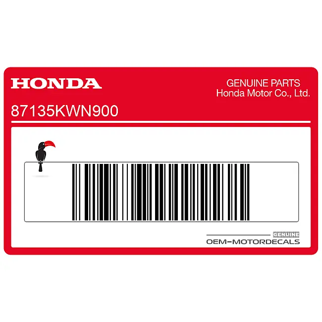 Honda PCX125 Emblema Carenado Derecho Lado Derecho OEM 87135KWN900
