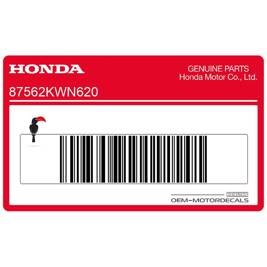 Pegatina Honda PCX125 Traducción Francés OEM 87562KWN620