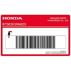 Caution label, French translation