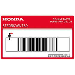 Tire warning label