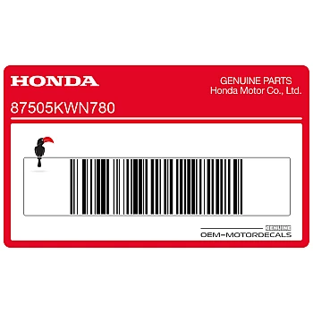 Tire warning label
