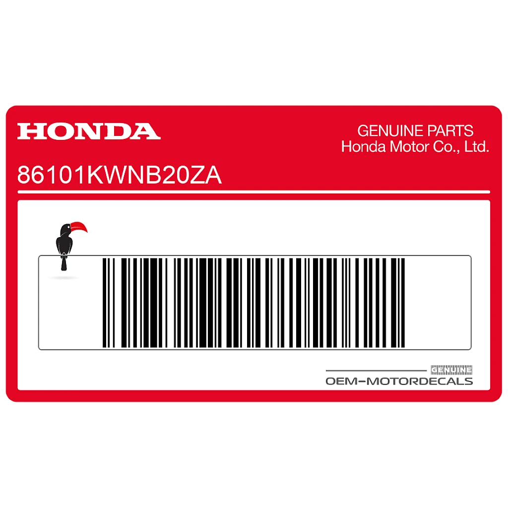 Emblemat HONDA na owiewkę Honda PCX125 OEM 86101KWNB20ZA