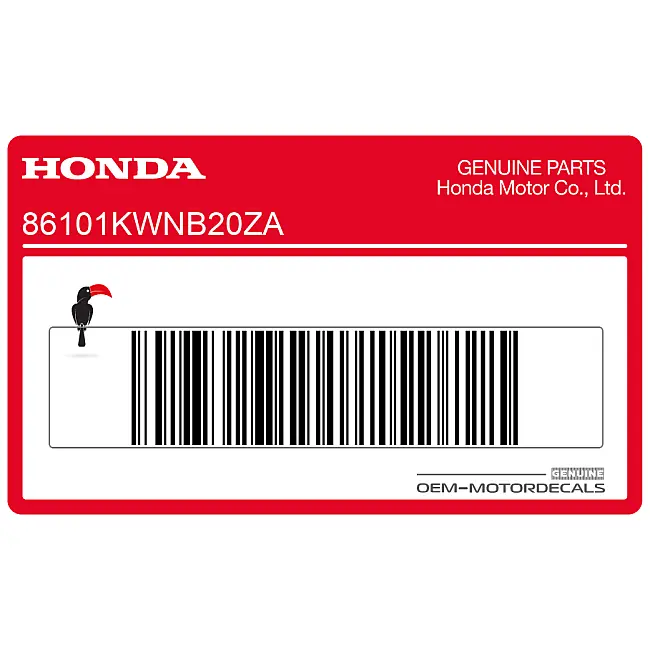 Honda PCX125 Emblema HONDA para carenado OEM 86101KWNB20ZA