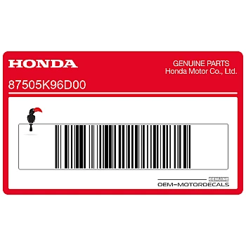 Under seat tire information and cargo limit label
