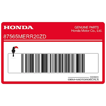 Autocollant de prudence pour réservoir de carburant