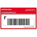 Waarschuwingssticker