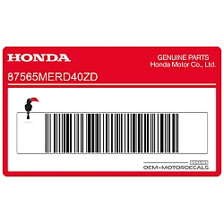 Autocollant de sécurité