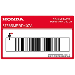 Autocollant d'avertissement
