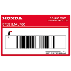 Frame caution label