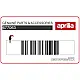 Autocollant de dessous de selle SR 50 Aprilia SR MOTARD 50 côté droit OEM 677063