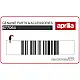 Aprilia SR Motard 50 Adesivo Sotto Pedana Aprilia Lato Sinistro OEM 677064