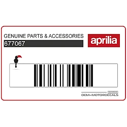 Autocollant de bouclier avant droit SR 50, côté droit