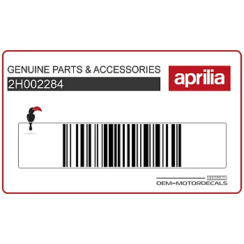 Autocollant logo guidon Aprilia
