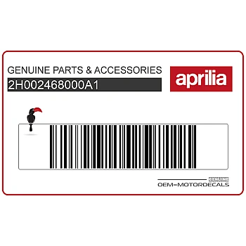 Aprilia SR 125 Autocollant de carénage inférieur, côté gauche
