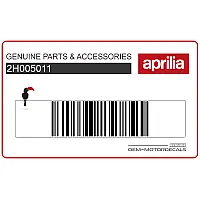 APRILIA Front shield sticker, right side 2H005011