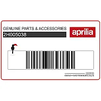 APRILIA Right side fairing 125 graphic 2H005038