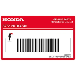 Autocollant de sécurité pour accessoire