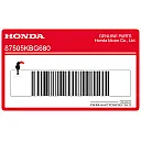 Kettingbeschermer bandenspanningswaarschuwing sticker