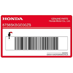 Autocollant de sécurité