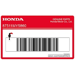 Frame HELMET HOLDER sticker