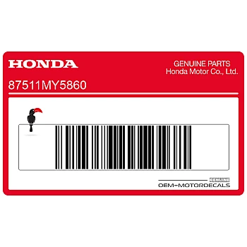 Frame HELMET HOLDER sticker