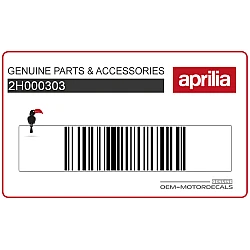 Autocollant de carénage arrière SR 50, côté droit