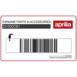 Frontverkleidung Aprilia SR Aufkleber, linke Seite