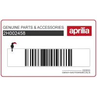 APRILIA Front tail SR 50 texture decal, left side 2H002458