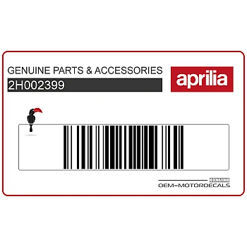 Autocollant SR pour carénage supérieur, côté droit
