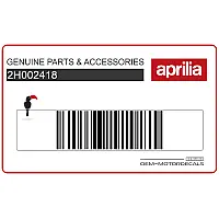 APRILIA Lower Tail Fairing SR 50 Decal, Left Side 2H002418